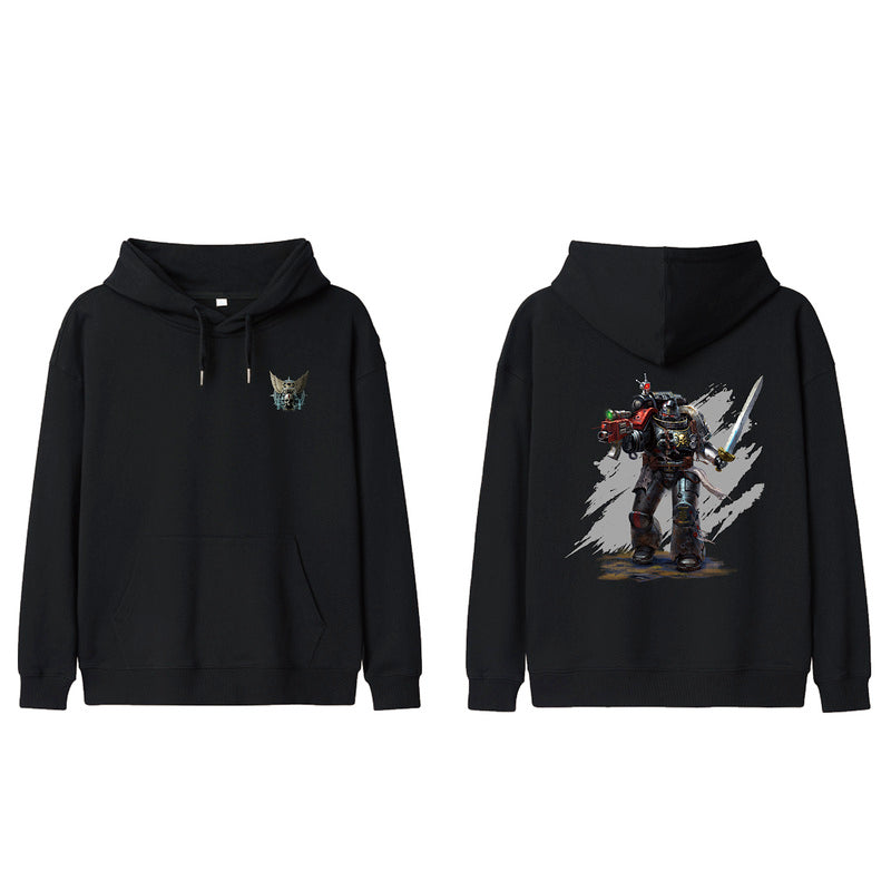 Starforged Warhammer 40K Honor Guard Series Themed Hoodie Space Marines 2 Men's Sweatshirts Other